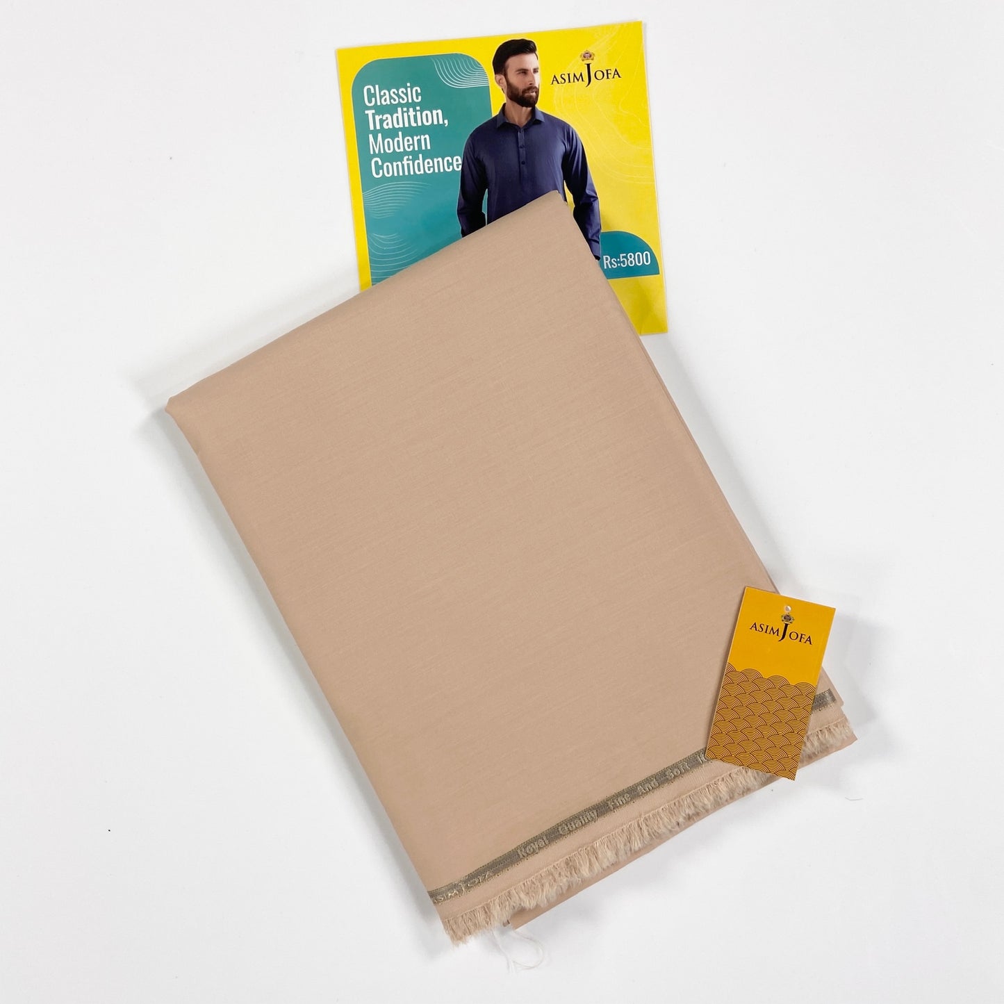 Asim Jofa Wash & Wear – Men’s Unstitched Suit