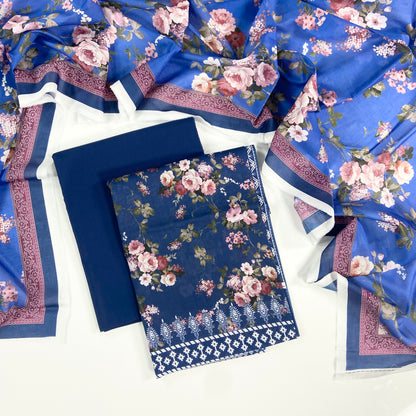 Mashaim Digital Printed Lawn 3PC