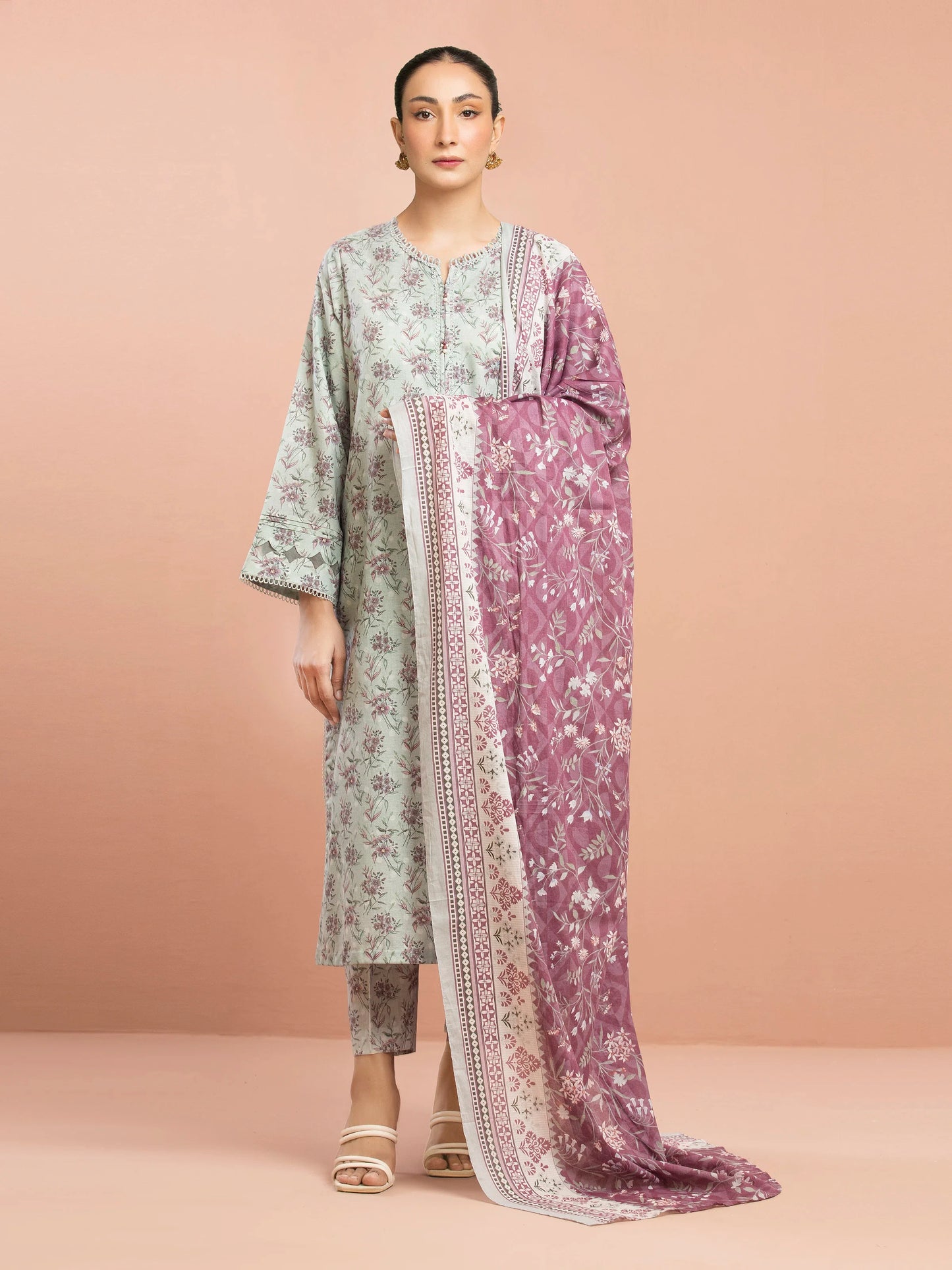 Edenrobe Digital Printed Lawn 3PC