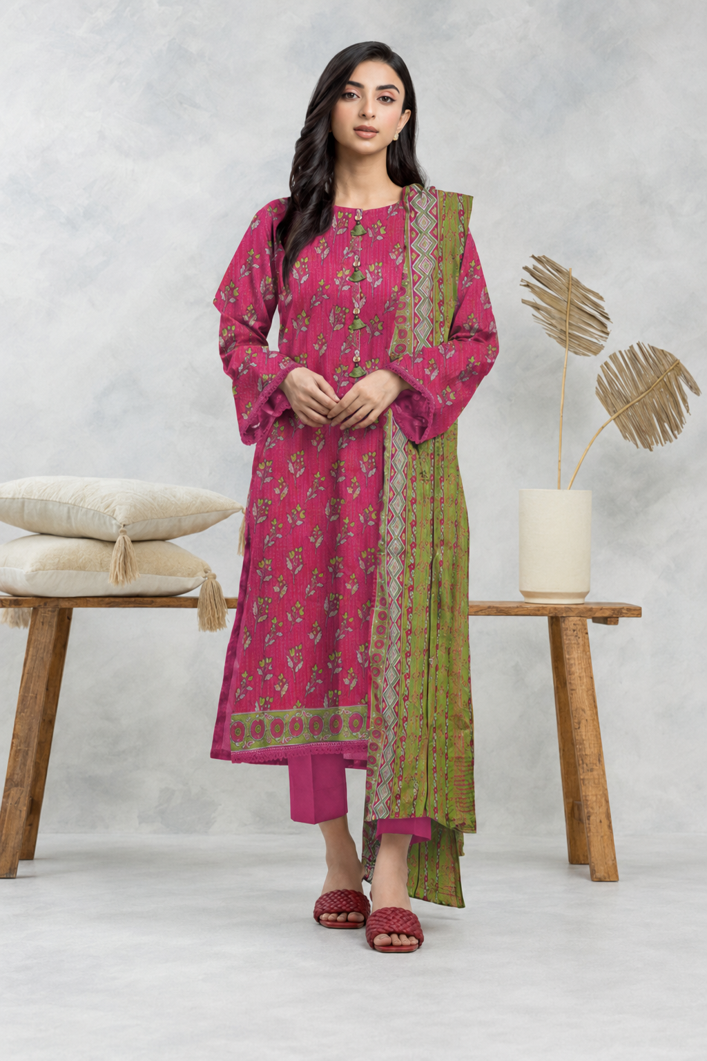 Edenrobe Digital Printed Lawn 3PC