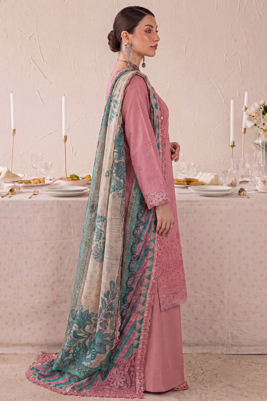 Morocco By Anaya Noor Emb Chickenkari Lawn 3PC