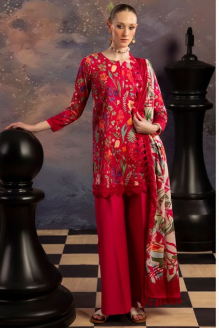 Dill Buro By Paltar Premium Printed Lawn-3PC