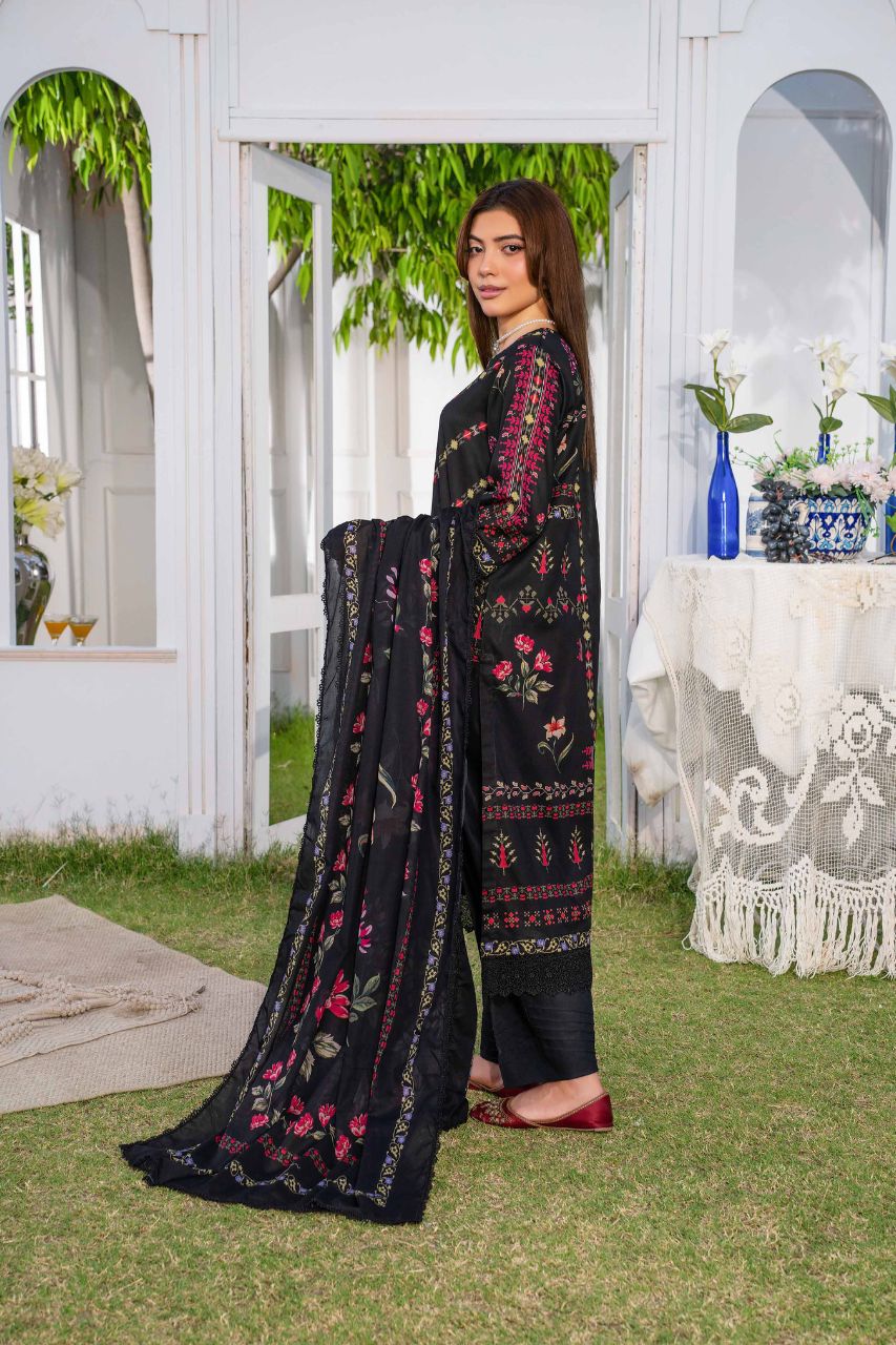 Raabi Premium Printed Lawn 3PC
