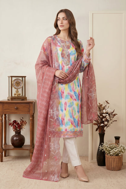 Marvel By Anaya Noor Digital Printed Lawn 3PC
