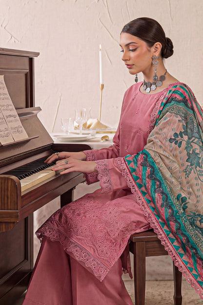 Morocco By Anaya Noor Emb Chickenkari Lawn 3PC