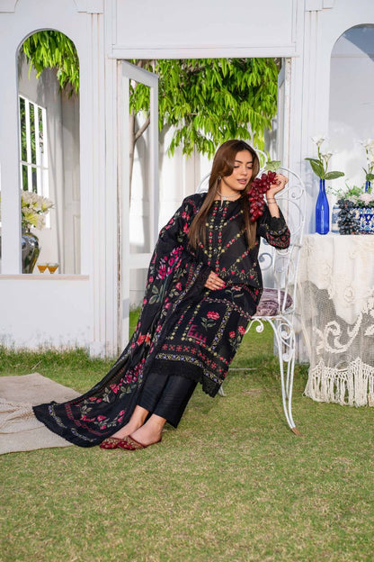 Raabi Premium Printed Lawn 3PC