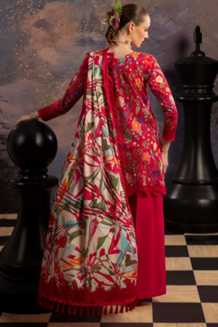 Dill Buro By Paltar Premium Printed Lawn-3PC
