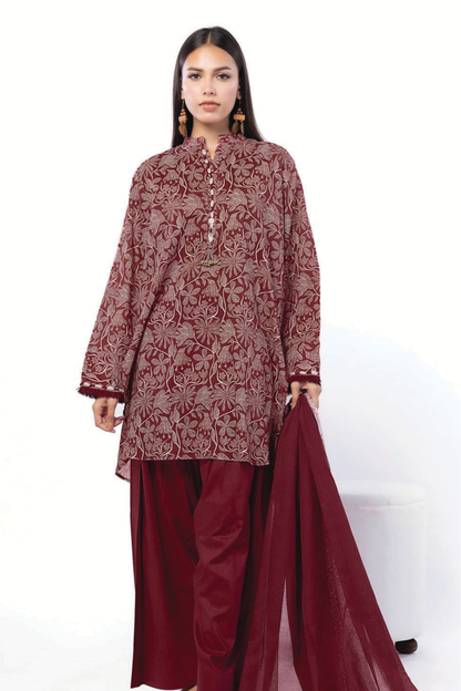 Khaadi Digital Printed Lawn 3PC