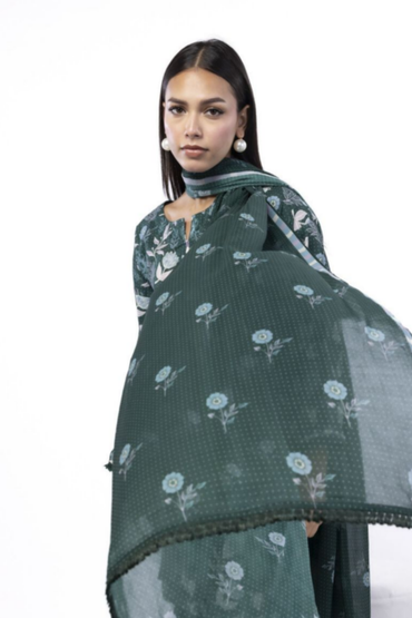 Khaadi Digital Printed Lawn 3PC