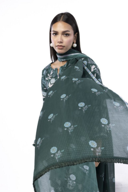 Khaadi Digital Printed Lawn 3PC