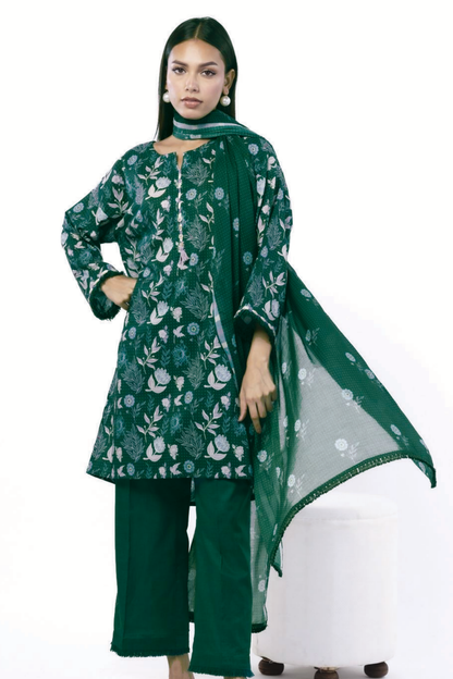 Khaadi Digital Printed Lawn 3PC