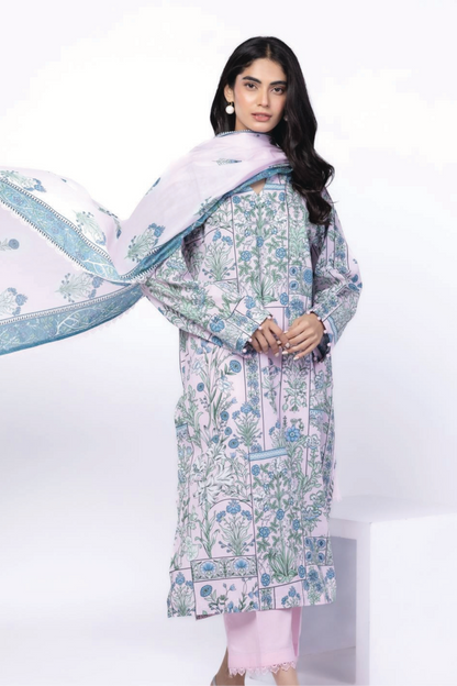 Khaadi Digital Printed Lawn 3PC
