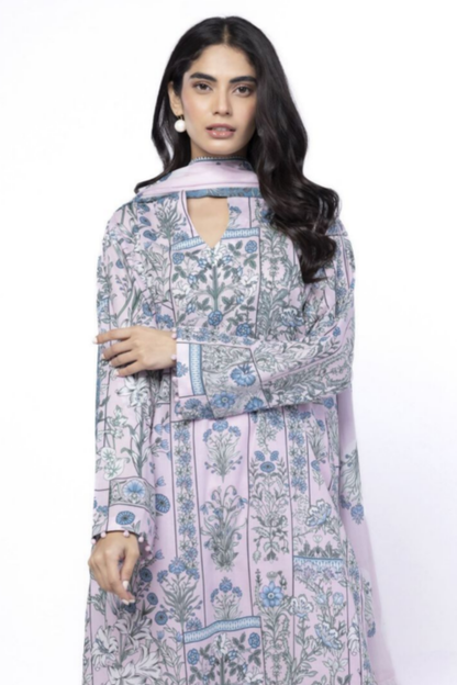 Khaadi Digital Printed Lawn 3PC