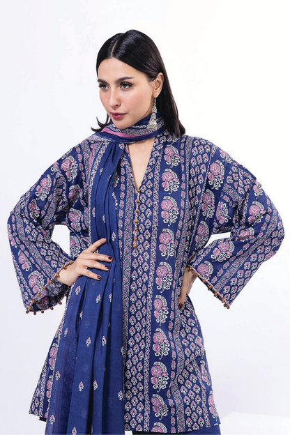 Khaadi Digital Printed Lawn 3PC