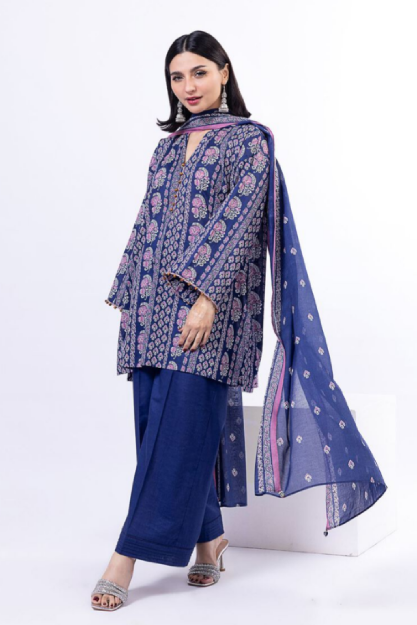 Khaadi Digital Printed Lawn 3PC