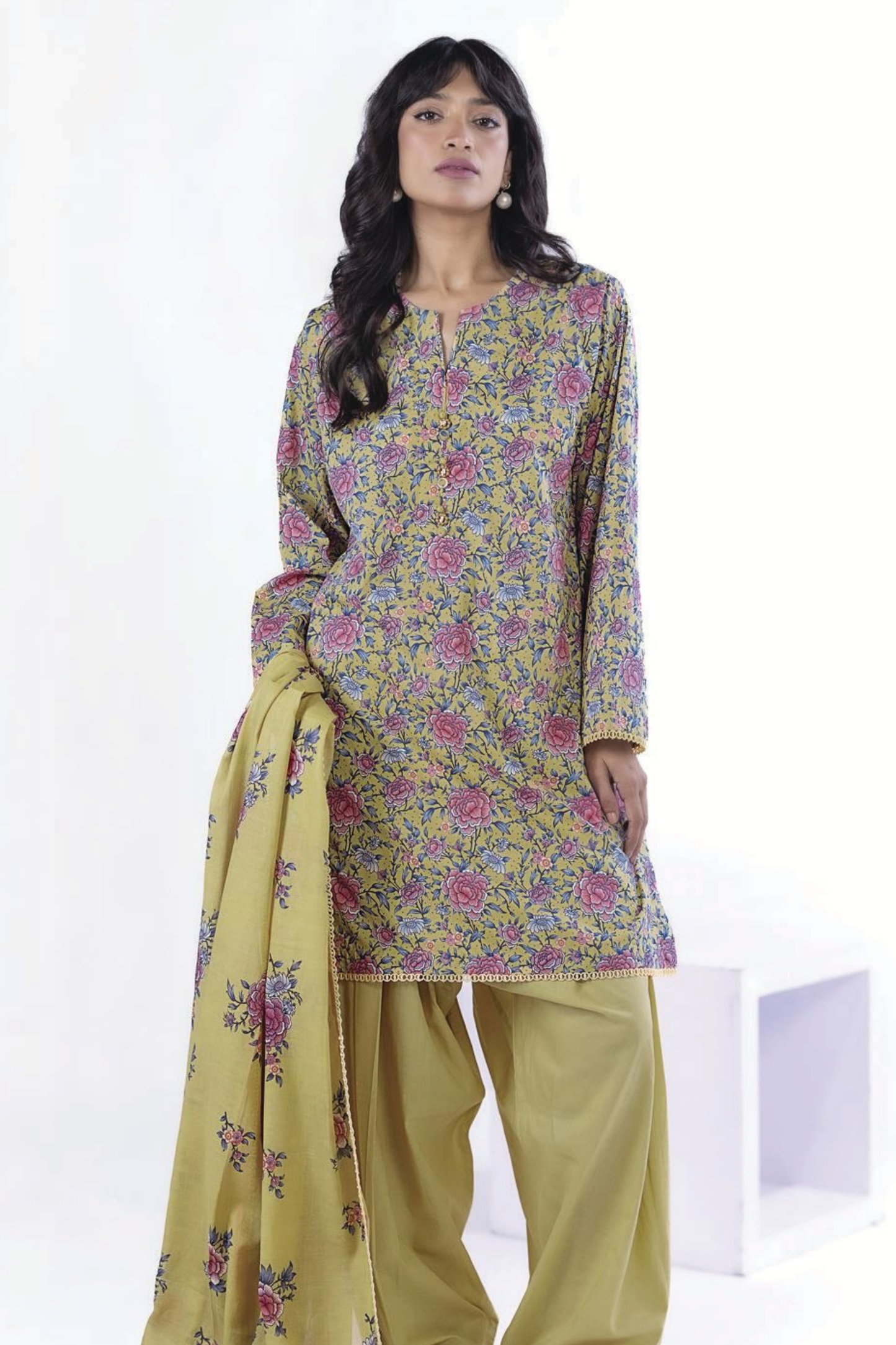 Khaadi Digital Printed Lawn 3PC