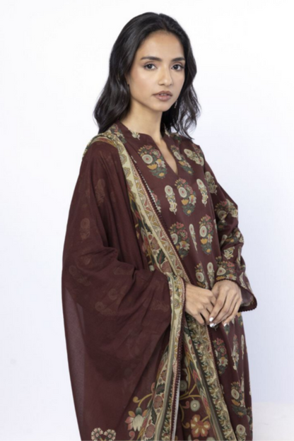 Khaadi Digital Printed Lawn 3PC