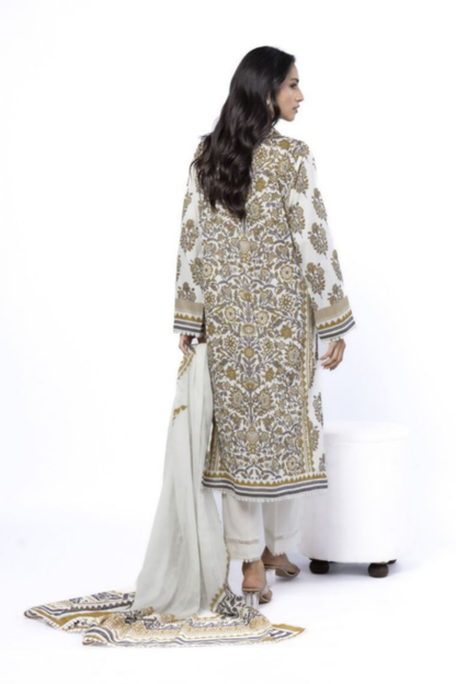 Khaadi Digital Printed Lawn 3PC