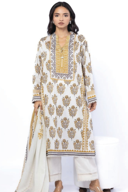 Khaadi Digital Printed Lawn 3PC