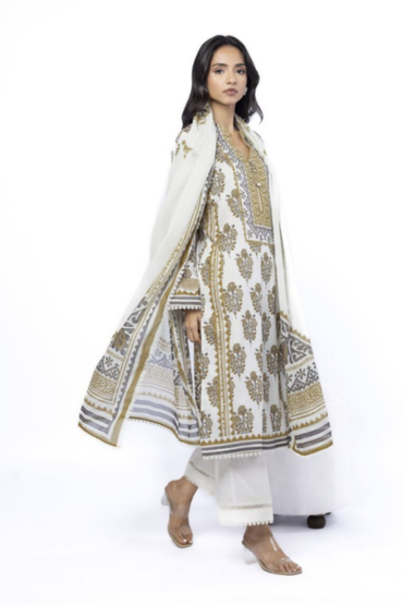 Khaadi Digital Printed Lawn 3PC