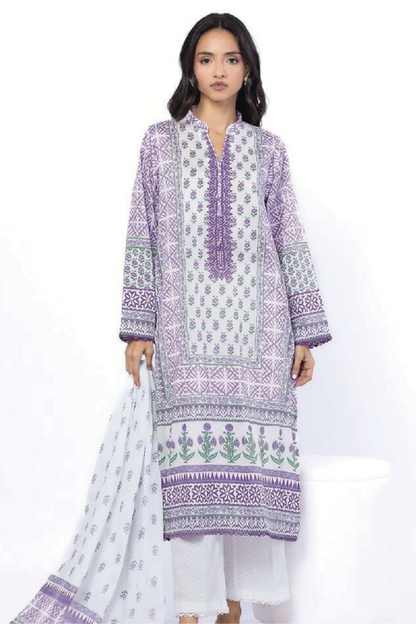 Khaadi Digital Printed Lawn 3PC