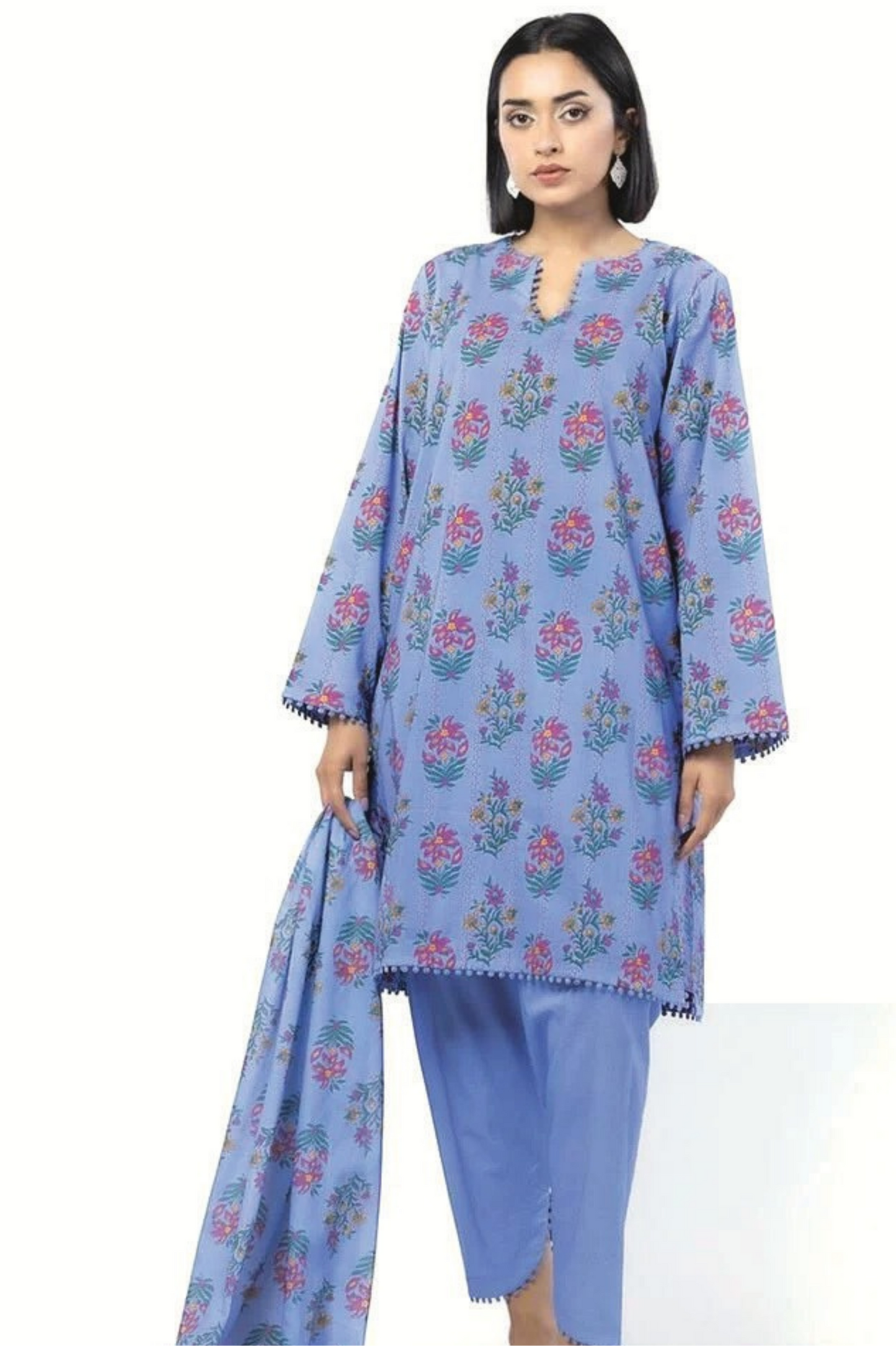 Khaadi Digital Printed Lawn 3PC