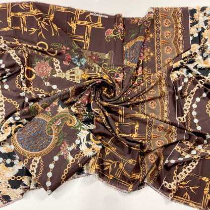 Nishat Digital Printed Linen Shirt-1PC