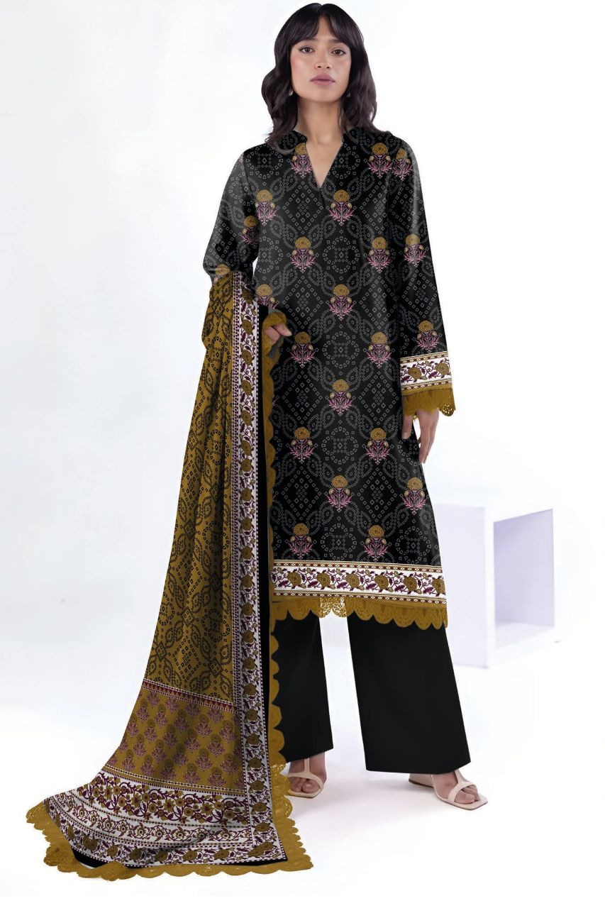 Khaadi Digital Printed Lawn 3PC
