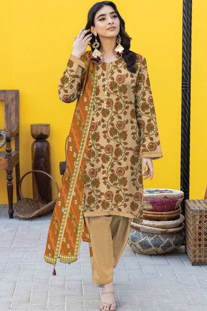 Khaadi Digital Printed Lawn 3PC