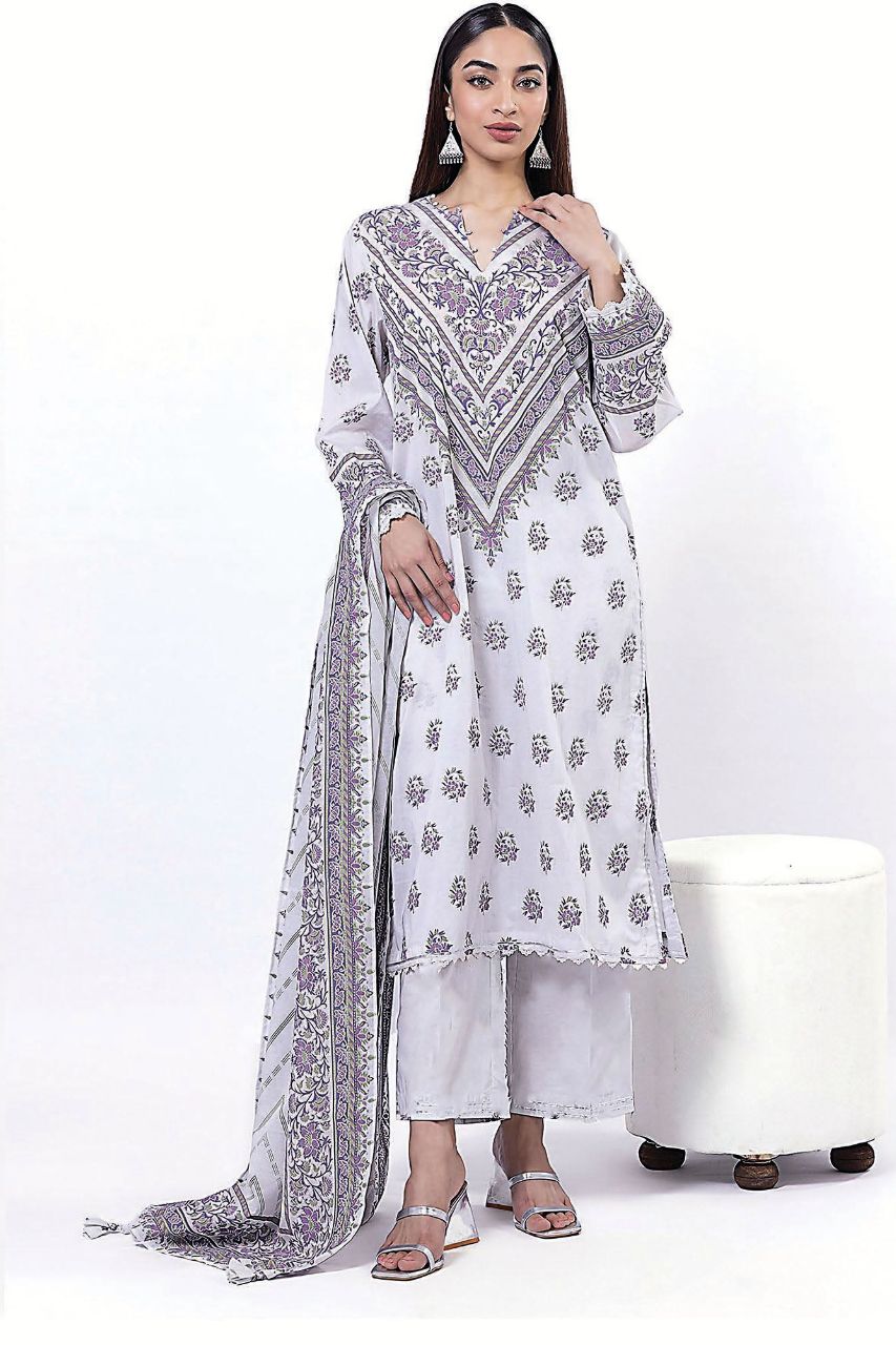 Khaadi Digital Printed Lawn 3PC