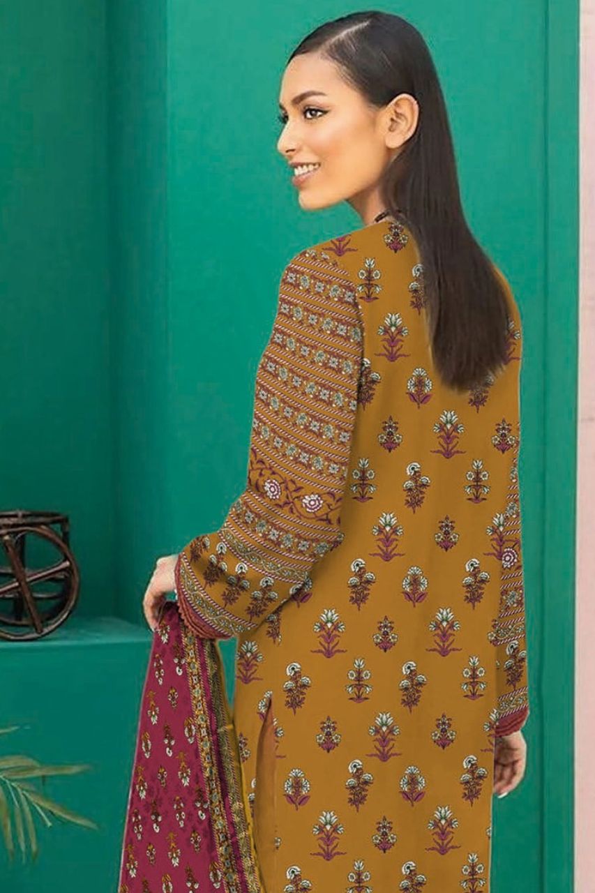 Khaadi Digital Printed Lawn 3PC