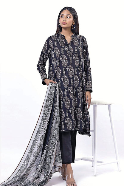 Khaadi Digital Printed Lawn 3PC