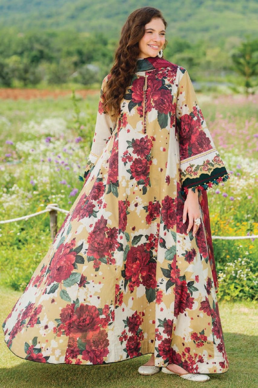 Baroque Digital Printed Lawn 3PC