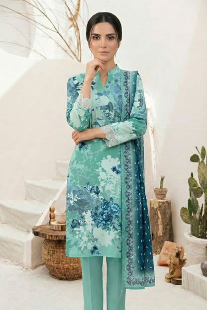 Classics By Motifz Digital Printed Lawn 3PC