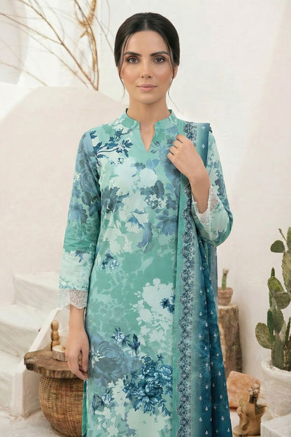 Classics By Motifz Digital Printed Lawn 3PC