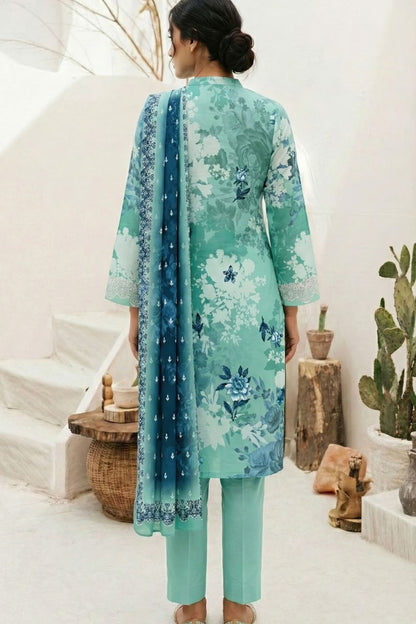 Classics By Motifz Digital Printed Lawn 3PC