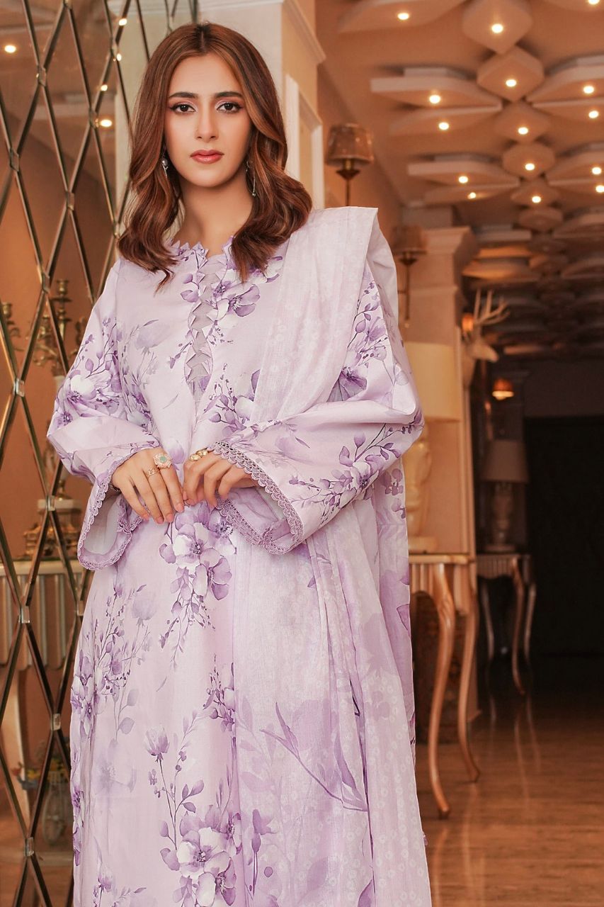 Lala Digital Printed Lawn 3PC