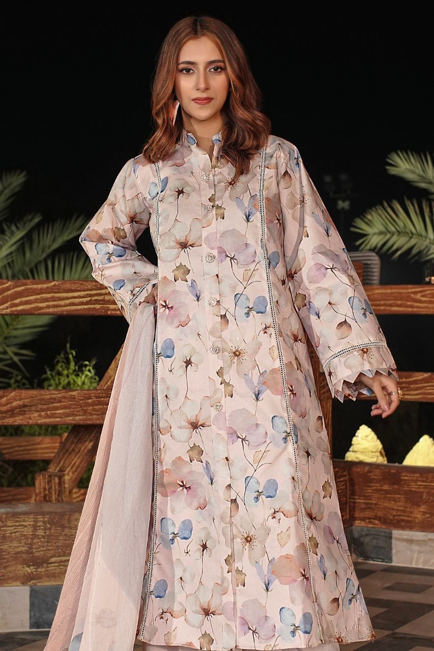Lala Digital Printed Lawn 3PC