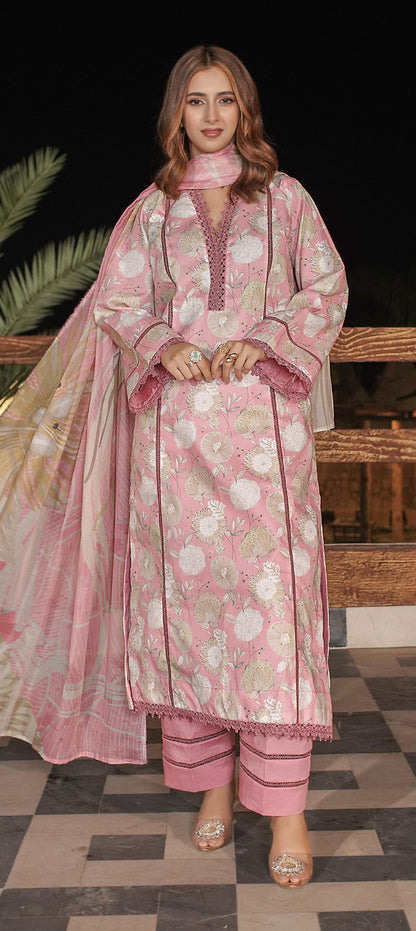 Lala Digital Printed Lawn 3PC