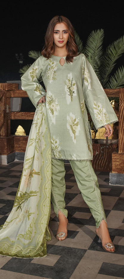 Lala Digital Printed Lawn 3PC