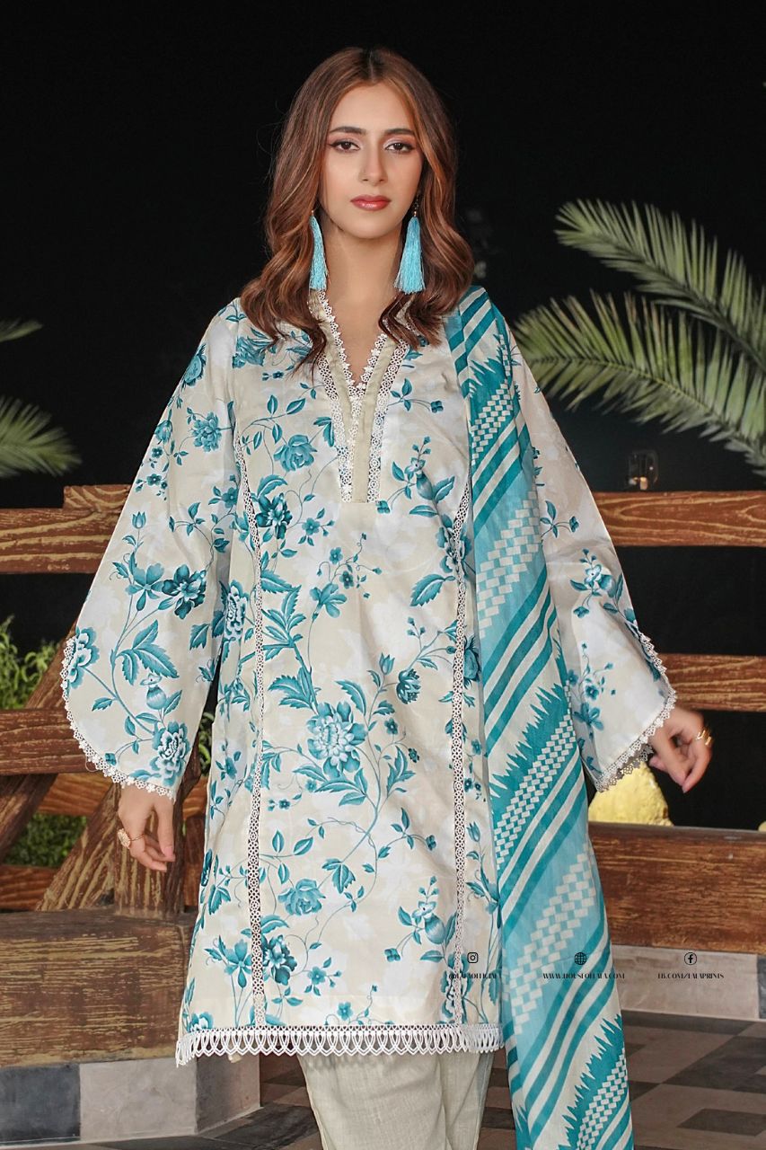 Lala Digital Printed Lawn 3PC
