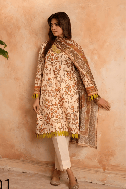 Raiha Premium Printed Lawn 3PC
