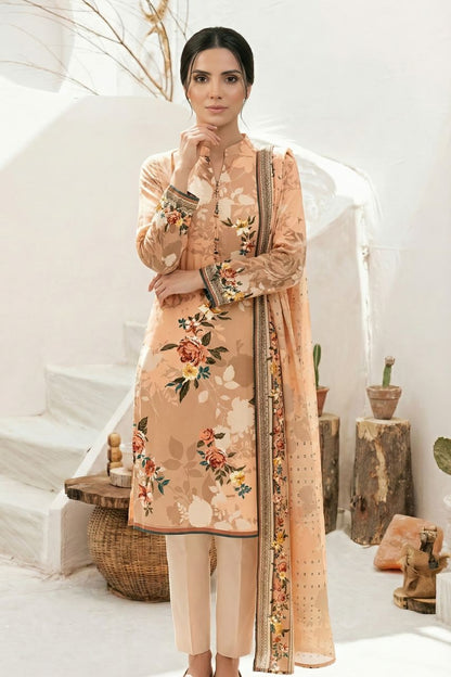 Classics By Motifz Digital Printed Lawn 3PC