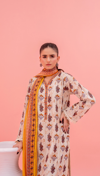 Sohaye Premium Printed Lawn 3PC