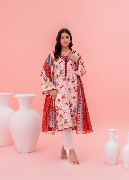 Sohaye Premium Printed Lawn 3PC