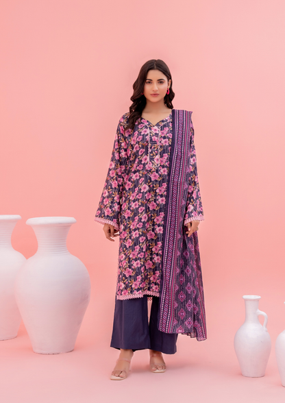 Sohaye Premium Printed Lawn 3PC