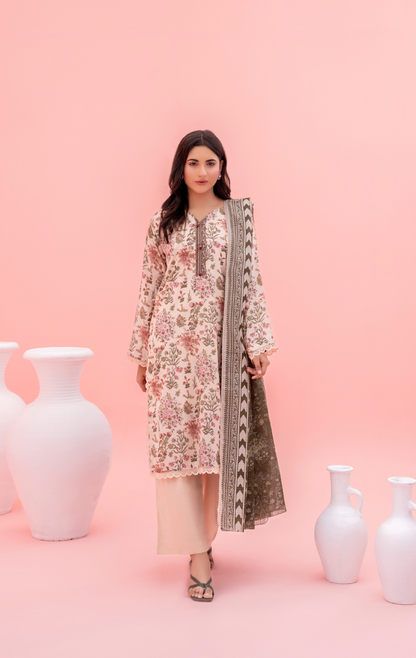 Sohaye Premium Printed Lawn 3PC