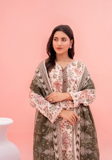 Sohaye Premium Printed Lawn 3PC