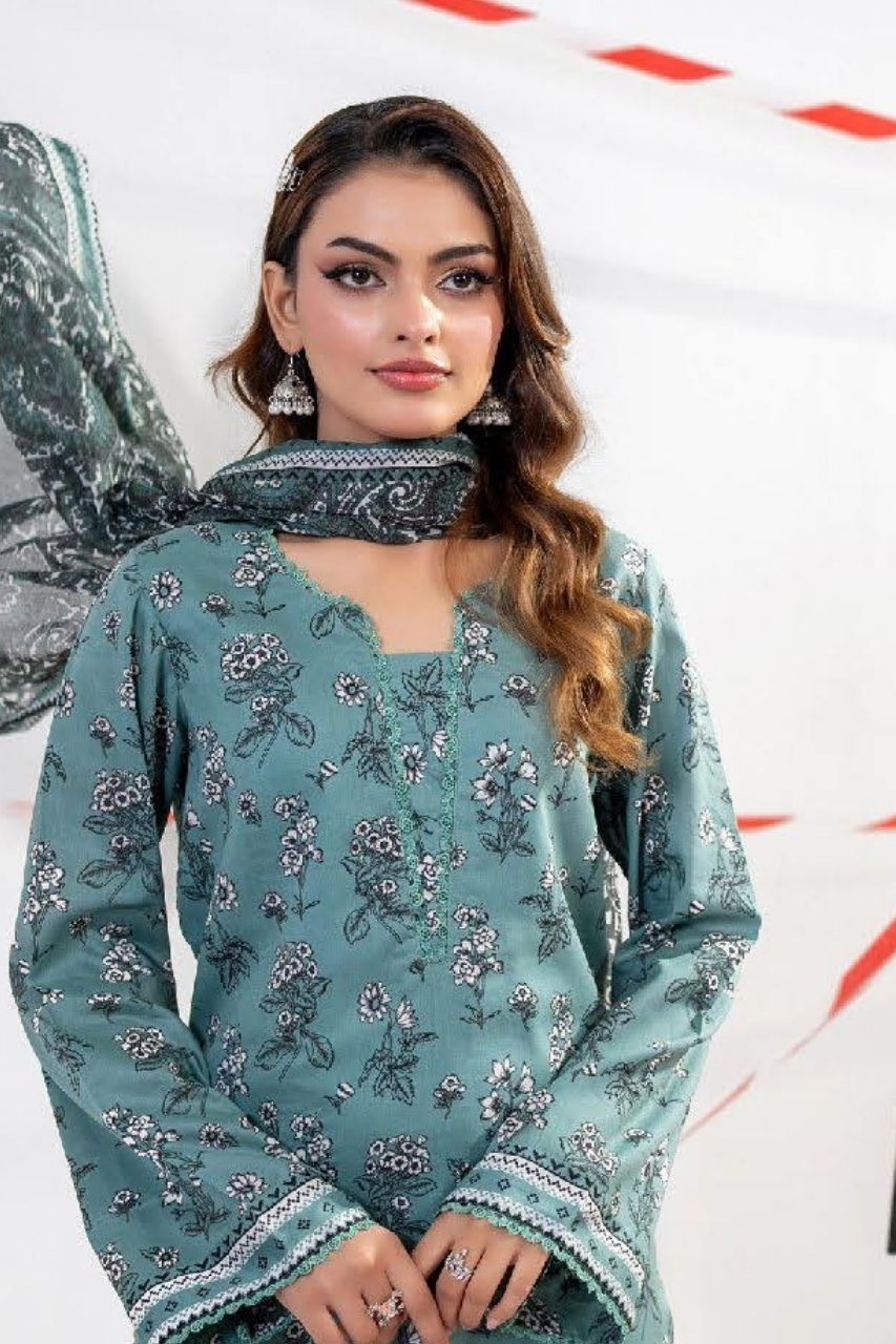 Zesh Airjet Printed Lawn 3PC