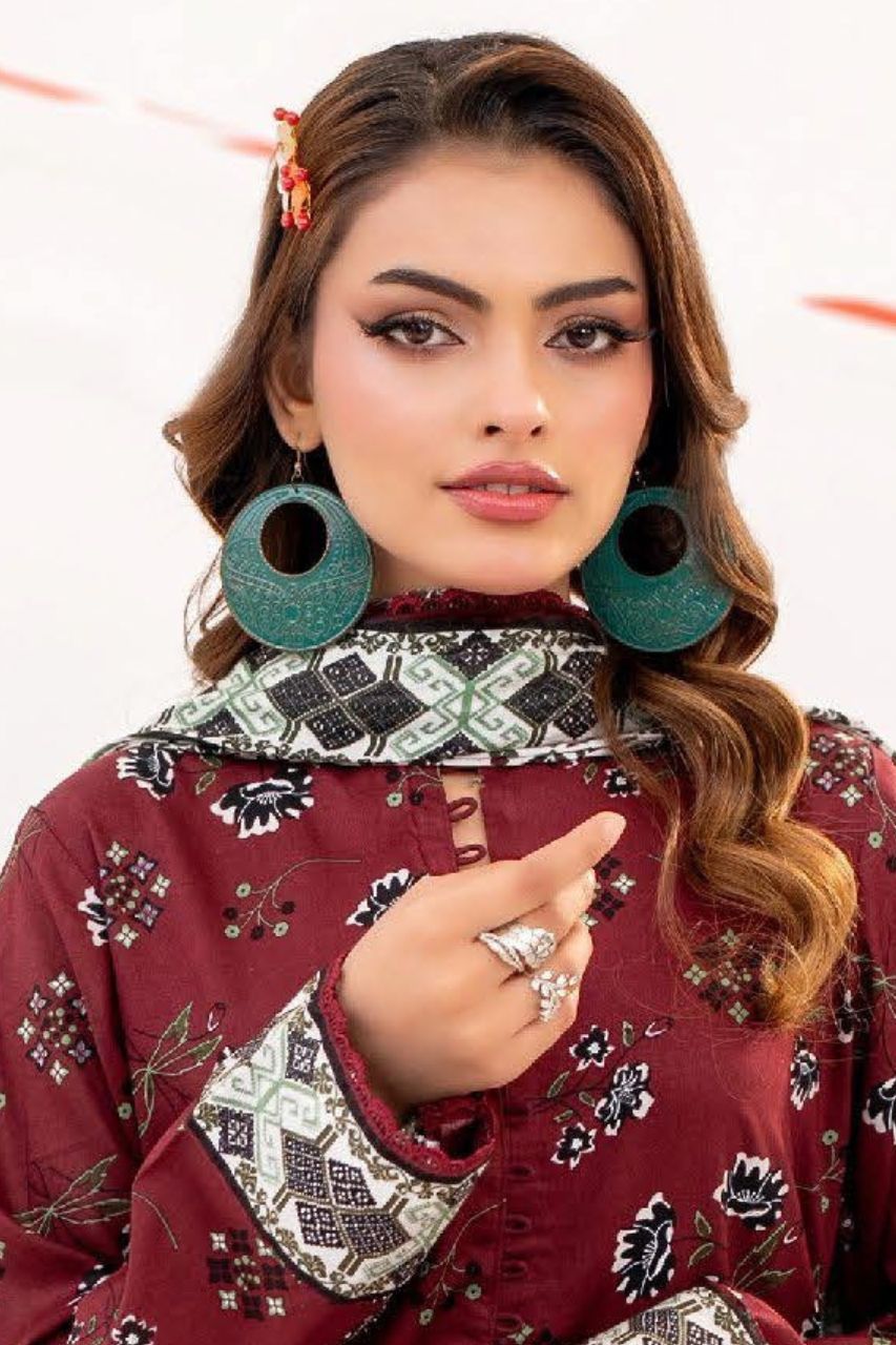 Zesh Airjet Printed Lawn 3PC